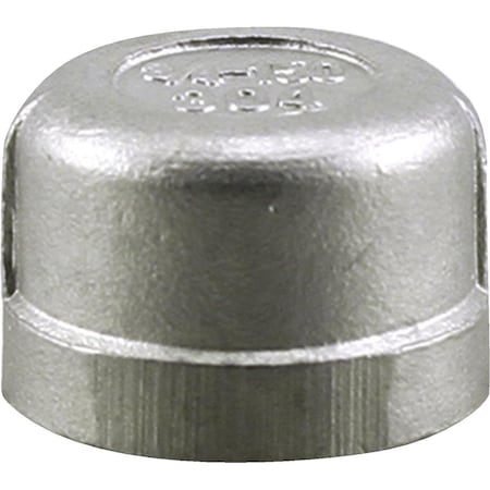 Plumbeeze PLUMB-EEZE 1/2 In. FIP Stainless Steel Cap U2-SSCA-05